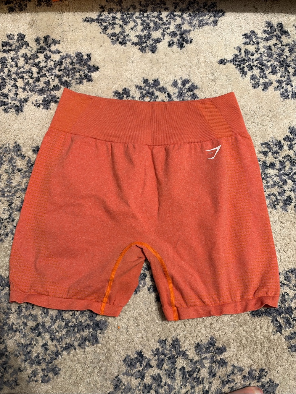 Gymshark Women's Orange Seamless Bike Shorts
